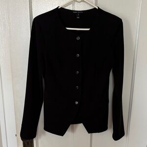 River Island Black Blazer Top Sz U.S. 4